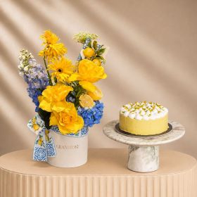 Lemon Blossom with Pistachio Cake