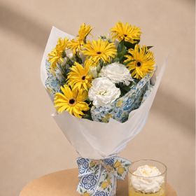 Capri Bloom with Believe Lemon Candle