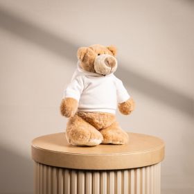 Classic Plush Bear - White Hoodie