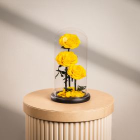3 Yellow Infinity Rose