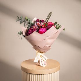 Crimson Hydrangea Bouquet