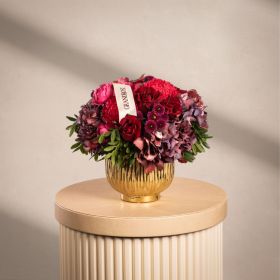 Velvet Purple Hydrangea Arrangement