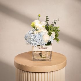 Azure White Serenity Vase