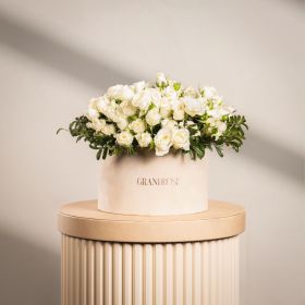 Snow Rose Acrylic Cradle