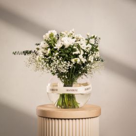 Ivory Meadow Globe Vase