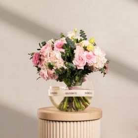 Pink Field Floral Sphere