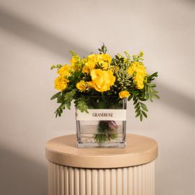 Morning Sun Square Vase
