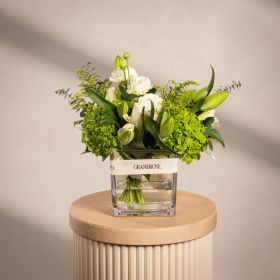 Green Meadow Basket Vase