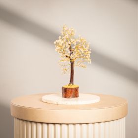Salt & Crystal - Citrine Gemstone Tree of Life