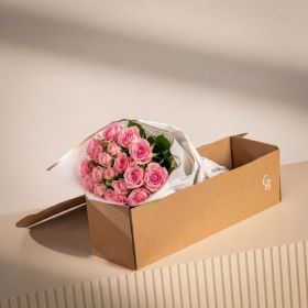 Pink Roses Deluxe in a Box