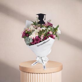 GrandRose Classy Pink with Grad Boy Topper