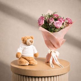Purple Wonder with Brown Teddy