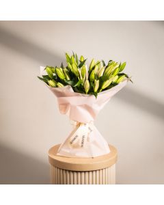 Blush Oriental Lily Bouquet