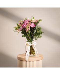 Blushing Rose in a Vase