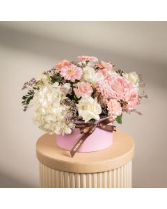 Snow n Blush Arrangement