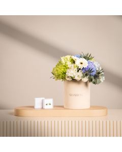 Rio Glimpse Floral Arrangement with Caroline Svedbom Ana Earrings – Majestic Green