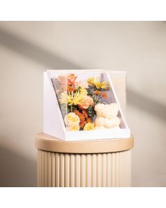 Elegant  Wooden Box Bouquet