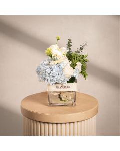 Azure White Serenity Vase