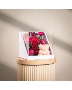 Rose Teddy Box