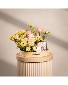Blooming Round Garden Tray