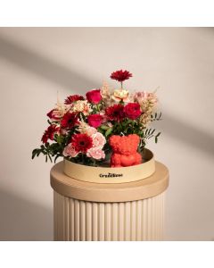 Amour Teddy Blossom Hand-Tied