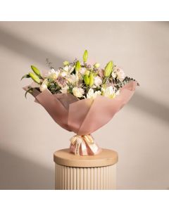 Golden Peach Garden Bouquet