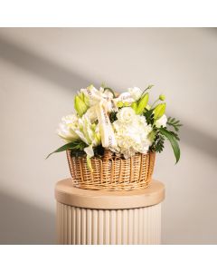 White Petal Harvest Basket