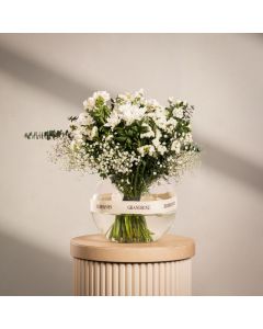 Ivory Meadow Globe Vase