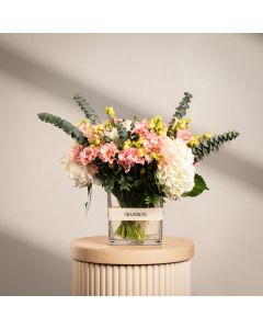 Peach Mist Square Vase