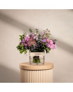 Violet Garden Square Vase