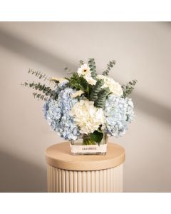 Blue Horizon Square Vase