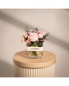 Pink Whisper Rose Vase