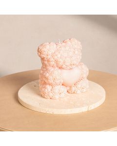Melosa Rose Teddy Candle