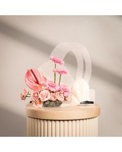 Blush Candlelight Bloom Gift