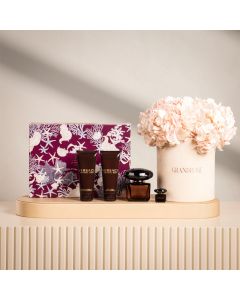 Alabaster Cascade Hydrangea Crystal Noir