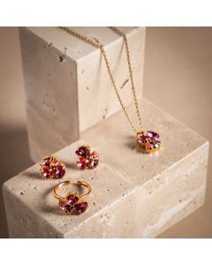 Caroline Svedbom  Jewelry Ana Dark Rose Set