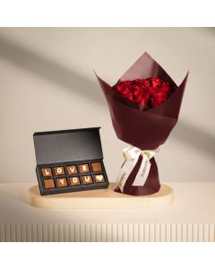 Made For Love Bouquet with NJD Love You Chocolates