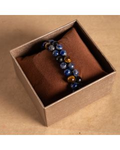 Salt & Crystal -Transformation Journey Double Bracelet for Men