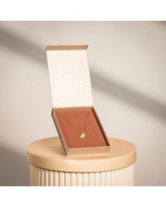 Salt & Crystal - Bear Blue Zircon 925 Gold Plated Pendant Necklace