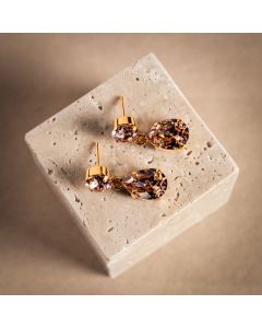 Caroline Svedbom Mini Drop Earrings – Vintage Rose