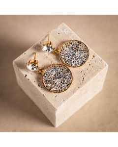 Caroline Svedbom Chloe Rocks Crystal Earrings