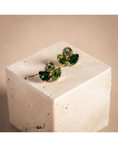 Caroline Svedbom Ana Earrings – Majestic Green
